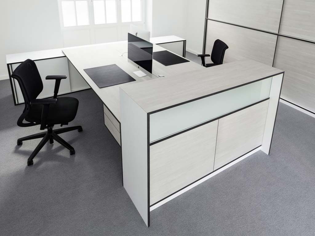 Tisch Büro Schreibtisch Formfreund Holzmanufaktur
