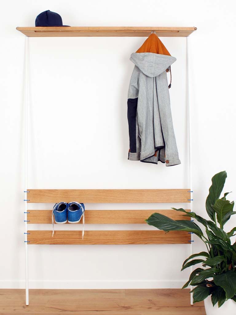 Garderobe Jacke Mütze Formfreund Holzmanufaktur